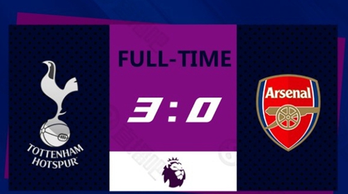 英超-凯恩双响孙兴慜破门霍尔丁染红 热刺3-0十人阿森纳