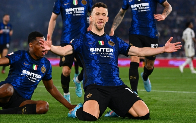 加时赛梅开二度帮国米夺冠 佩里西奇获意杯决赛最佳