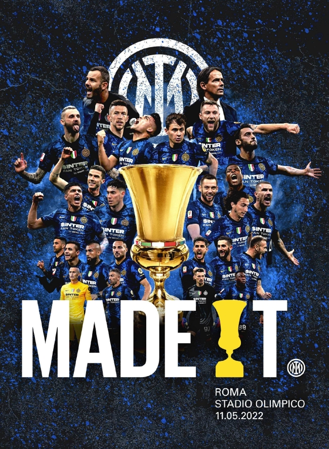 国米时隔11年再获意大利杯 史上第8次捧杯